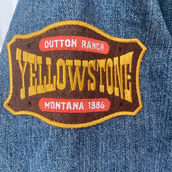 Lucky Brand X Yellowstone Men's Type 2 Pintuck Denim Jacket TV Show Size M - Picture 9 of 14